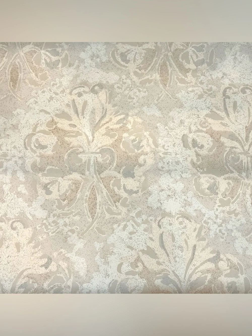 Vintage Schumacher WallPaper Damask Rare MCM Design Retro 60’s / 70’s Prepasted